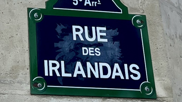Rue des Irlandais in Paris